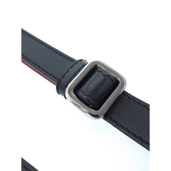 Christian Louboutin Shoulder Bag Black Red - Picture 6 of 9